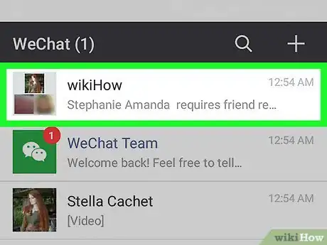 Image intitulée Mention All in a Group on WeChat on Android Step 2