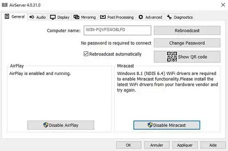 Image intitulée Airserver