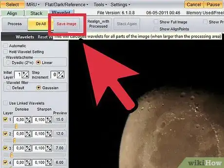 Image intitulée Align and Stack Multiple Moon Pictures with Ninox and Registax Step 14