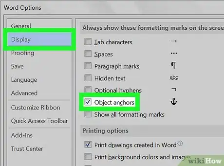 Image intitulée Anchor an Image in Word Step 2