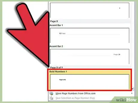 Image intitulée Add Page Numbers or Page X of Y Page Numbers in Word Step 2