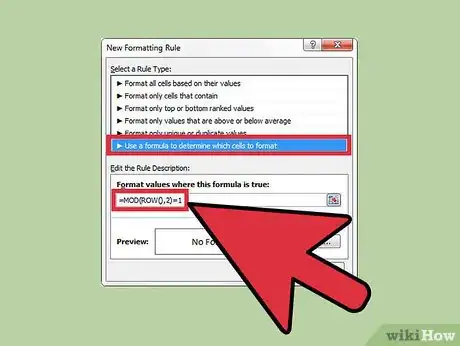 Image intitulée Highlight Every Other Row in Excel Step 5