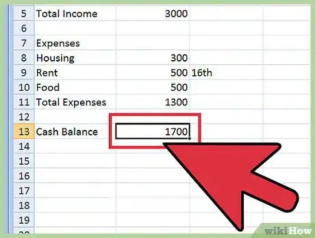 Image intitulée Create a Budget Spreadsheet Step 12