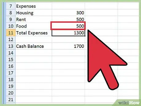 Image intitulée Create a Budget Spreadsheet Step 13