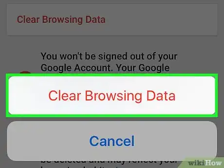 Image intitulée Clear Your Browser's Cache on an iPhone Step 11