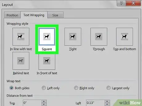 Image intitulée Anchor an Image in Word Step 8