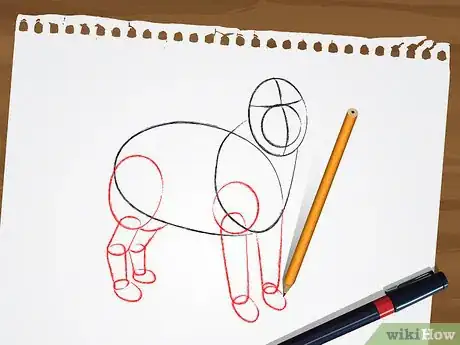 Image intitulée Draw a Golden Retriever Step 3