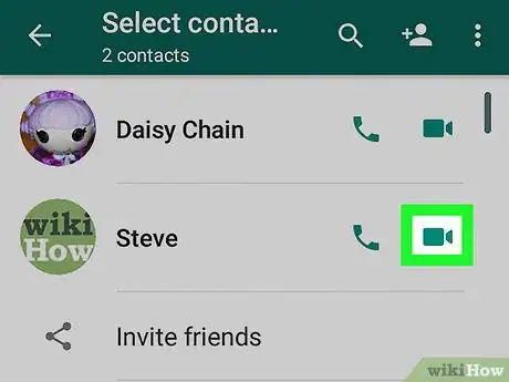 Image intitulée Video Call on WhatsApp Step 12