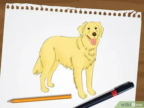 Image intitulée Draw a Golden Retriever Step 7