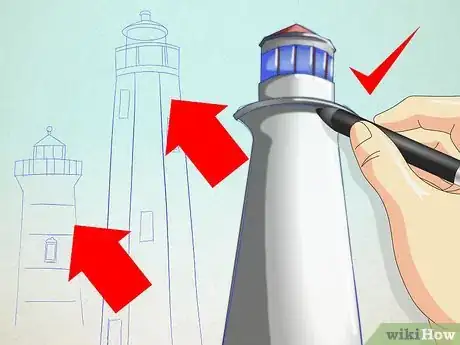 Image intitulée Draw a Lighthouse Step 7