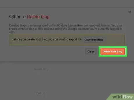 Image intitulée Delete a Blog on Blogger Step 7