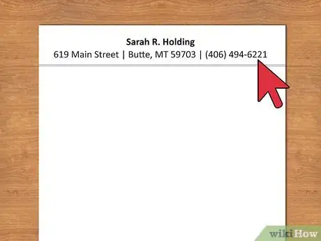 Image intitulée Write a Chronological Resume Step 5