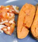 faire cuire une patate douce au microonde