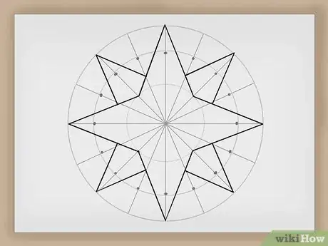 Image intitulée Draw a Compass Rose Step 9