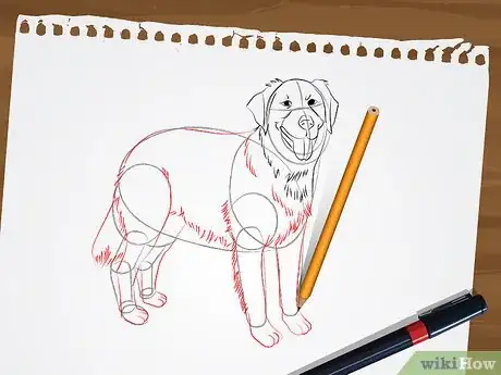 Image intitulée Draw a Golden Retriever Step 5