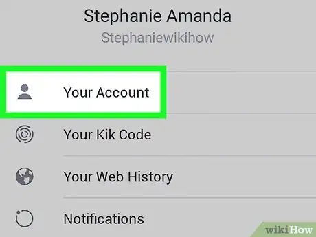 Image intitulée Deactivate a Kik Account Step 3