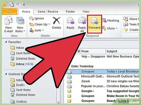 Image intitulée Forward an Email Step 2
