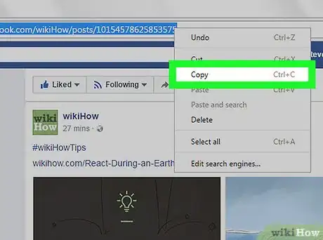 Image intitulée Get the Link to a Facebook Post on a PC or Mac Step 6