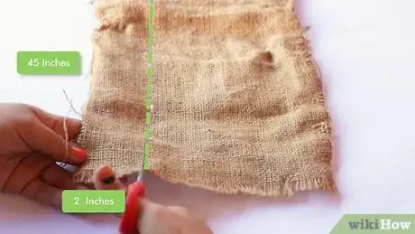 Image intitulée Make Burlap Flowers Step 1