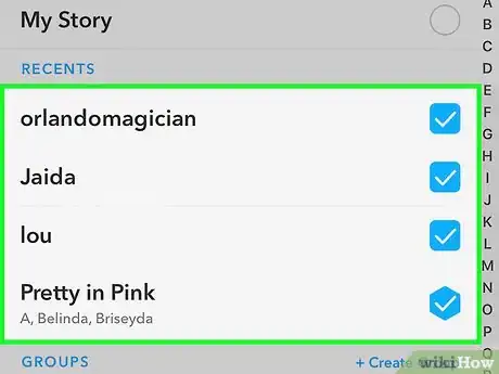 Image intitulée Send Multiple Snaps on Snapchat Step 4