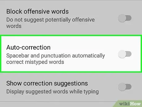 Image intitulée Turn Off Autocorrect on Android Step 5