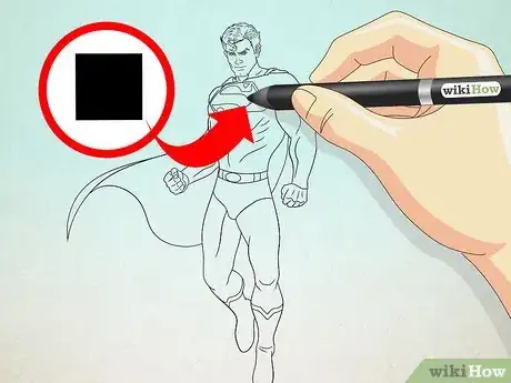 Image intitulée Draw Superman Step 5
