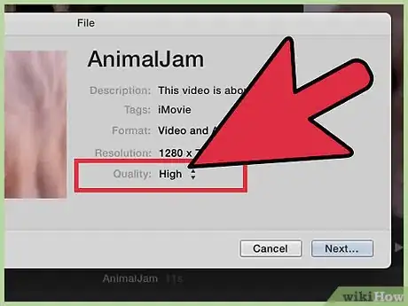 Image intitulée Export an iMovie Video in HD Step 10