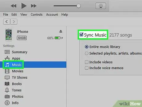 Image intitulée Sync Music to an iPhone Step 14