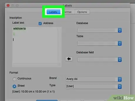 Image intitulée Print Address Labels Using OpenOffice Step 4