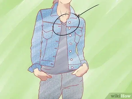 Image intitulée Wear a Jean Jacket Step 8