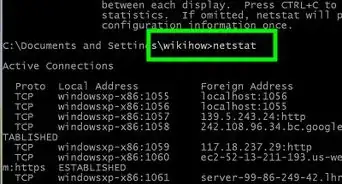 voir les connexions réseau actives (Windows)
