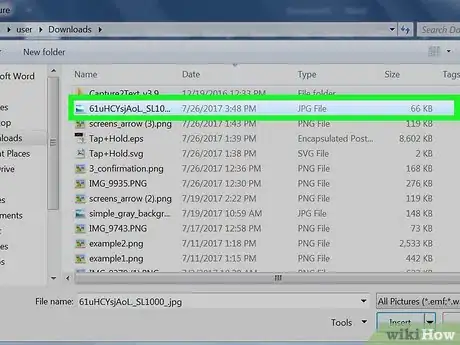 Image intitulée Add an Image in Word Step 5