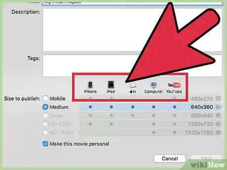 Image intitulée Export an iMovie Video in HD Step 11