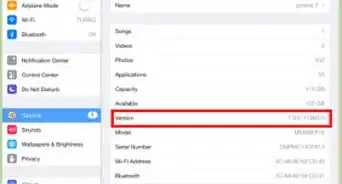 déterminer la version ou modèle d'un iPad