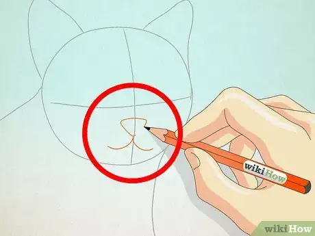 Image intitulée Draw a Cat Face Step 4