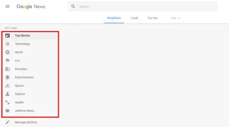 Image intitulée Google News; select a topic.png