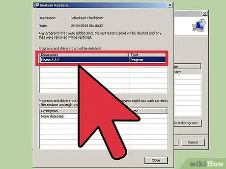 Image intitulée Use System Restore on Windows 7 Step 6