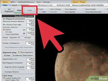 Image intitulée Align and Stack Multiple Moon Pictures with Ninox and Registax Step 10