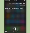 faire dire des choses drôles à Siri