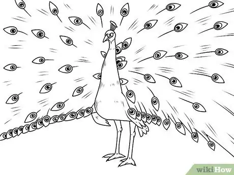 Image intitulée Draw an Exotic Peacock Step 8