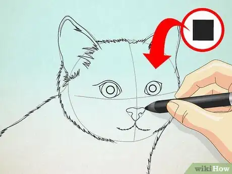 Image intitulée Draw a Cat Face Step 7