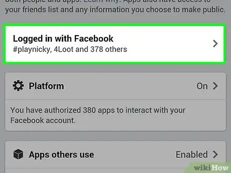 Image intitulée Remove Spotify from Facebook Step 14