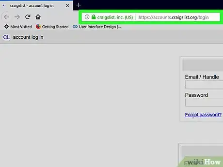 Image intitulée Set up a Craigslist Account Step 1