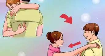 faire un câlin à une fille