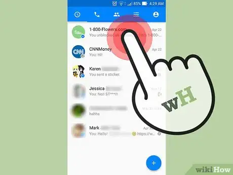 Image intitulée Delete Facebook Messages on an iPhone or Android Step 3