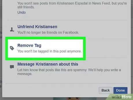 Image intitulée Untag Yourself on Facebook Step 15