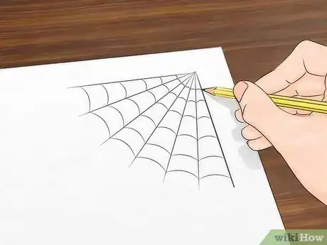 Image intitulée Draw a Spider Web Step 3