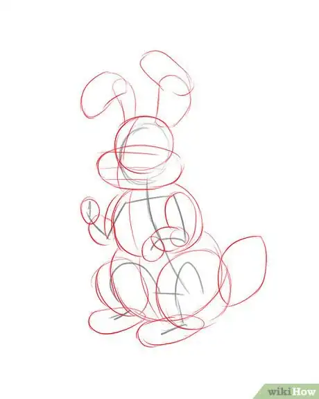 Image intitulée Draw the Easter Bunny Step 2