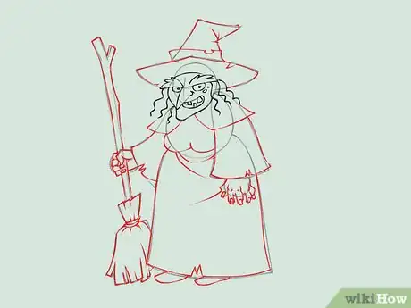 Image intitulée Draw a Witch Step 7
