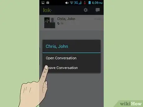 Image intitulée Delete Conversations on Kik Step 3